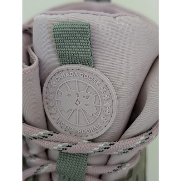 Canada Goose Womens Journey Lite Boots Sz 9 Lucent Rose Smokey Sage Winter Shoes - Picture 7 of 12